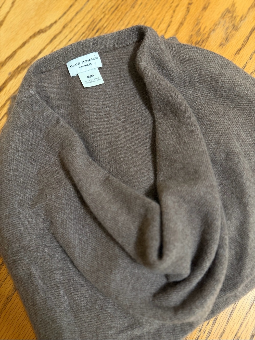 Like New! Club Monaco Cashmere Cowl Neck Sweater - Size M